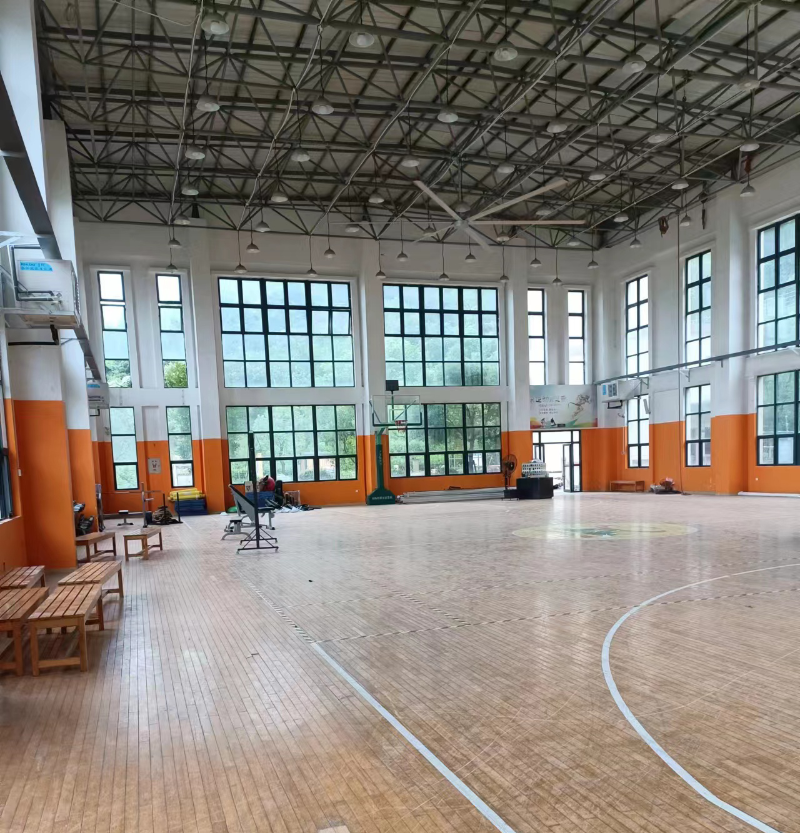 室內體育館籃球館降溫安裝蒸發冷省電空調-臥式軸流機組